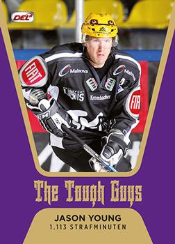 2013-14 Playercards Inside (DEL) - The Tough Guys #DEL-TT08 Jason Young Front