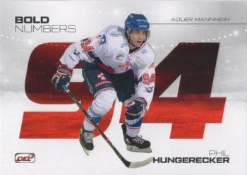 2018-19 Playercards (DEL) - Bold Numbers #DEL-BN09 Phil Hungerecker Front