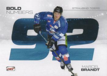2018-19 Playercards (DEL) - Bold Numbers #DEL-BN13 Marcel Brandt Front