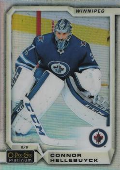 2018-19 O-Pee-Chee Platinum - Rainbow #95 Connor Hellebuyck Front