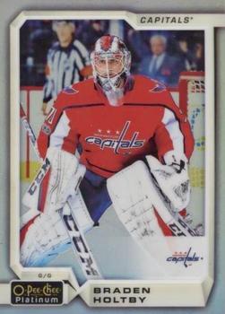 2018-19 O-Pee-Chee Platinum - Rainbow #140 Braden Holtby Front