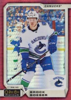 2018-19 O-Pee-Chee Platinum - Red Prism #29 Brock Boeser Front