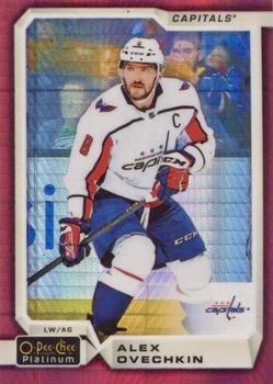 2018-19 O-Pee-Chee Platinum - Red Prism #50 Alex Ovechkin Front