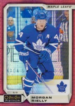2018-19 O-Pee-Chee Platinum - Red Prism #57 Morgan Rielly Front