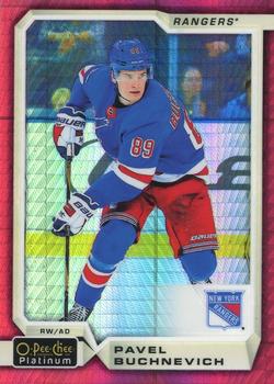 2018-19 O-Pee-Chee Platinum - Red Prism #67 Pavel Buchnevich Front