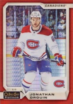 2018-19 O-Pee-Chee Platinum - Red Prism #118 Jonathan Drouin Front