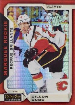 2018-19 O-Pee-Chee Platinum - Red Prism #156 Dillon Dube Front