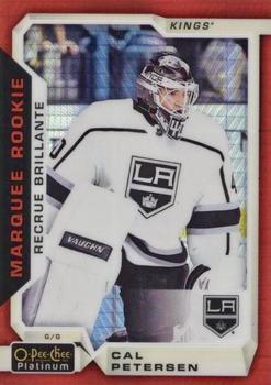 2018-19 O-Pee-Chee Platinum - Red Prism #169 Cal Petersen Front