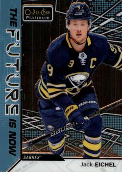 2018-19 O-Pee-Chee Platinum - The Future Is Now #FN-6 Jack Eichel Front