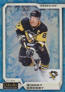 2018-19 O-Pee-Chee Platinum - Arctic Freeze #20 Sidney Crosby Front