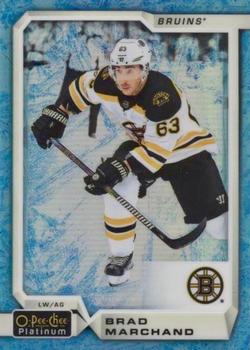 2018-19 O-Pee-Chee Platinum - Arctic Freeze #63 Brad Marchand Front