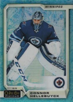 2018-19 O-Pee-Chee Platinum - Arctic Freeze #95 Connor Hellebuyck Front