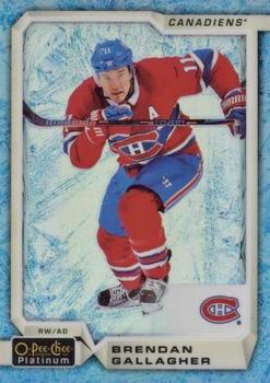 2018-19 O-Pee-Chee Platinum - Arctic Freeze #138 Brendan Gallagher Front