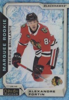 2018-19 O-Pee-Chee Platinum - Arctic Freeze #186 Alexandre Fortin Front