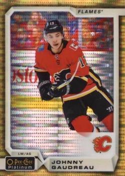 2018-19 O-Pee-Chee Platinum - Seismic Gold #8 Johnny Gaudreau Front