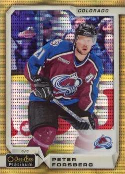 2018-19 O-Pee-Chee Platinum - Seismic Gold #146 Peter Forsberg Front