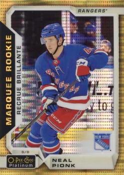 2018-19 O-Pee-Chee Platinum - Seismic Gold #178 Neal Pionk Front