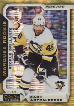 2018-19 O-Pee-Chee Platinum - Seismic Gold #179 Zach Aston-Reese Front