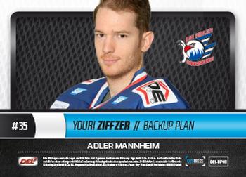 2016-17 German DEL Playercards Basic - Backup Plan #DEL-BP 09 Youri Ziffzer Back