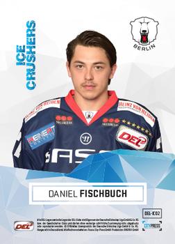 2016-17 German DEL Playercards Basic - Ice Crushers #DEL-IC 02 Daniel Fischbuch Back