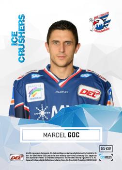 2016-17 German DEL Playercards Basic - Ice Crushers #DEL-IC 07 Marcel Goc Back