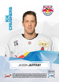 2016-17 German DEL Playercards Basic - Ice Crushers #DEL-IC 08 Jason Jaffray Back