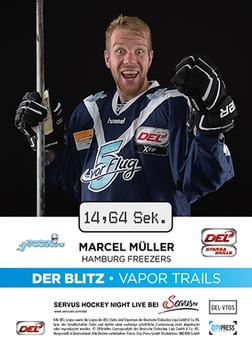 2015-16 Playercards Basic Serie 1 (DEL) - Der Blitz #DEL-VT05 Marcel Müller Back