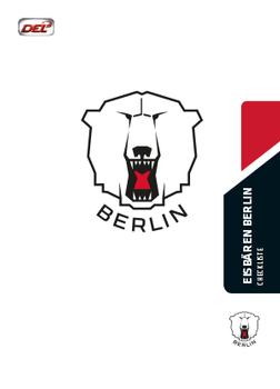 2015-16 Playercards Basic Serie 2 (DEL) #DEL-340 Checkliste Berlin Front