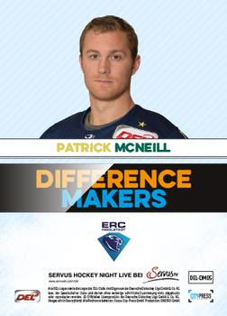 2015-16 Playercards Basic Serie 2 (DEL) - Difference Makers #DEL-DM05 Patrick McNeill Back