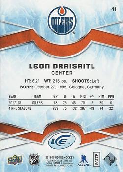 2018-19 Upper Deck Ice - Green #41 Leon Draisaitl Back