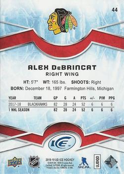 2018-19 Upper Deck Ice - Green #44 Alex DeBrincat Back