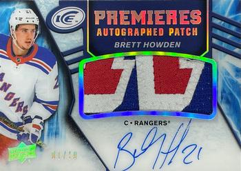 2018-19 Upper Deck Ice - Ice Premieres Autographed Patches #IP-BH Brett Howden Front
