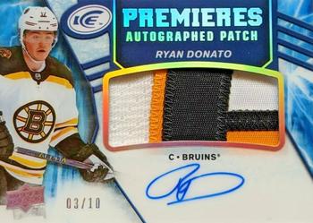 2018-19 Upper Deck Ice - Ice Premieres Autographed Patches #IP-DO Ryan Donato Front