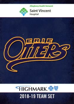 2018-19 Choice Erie Otters (OHL) #NNO Erie Otters - Header Front