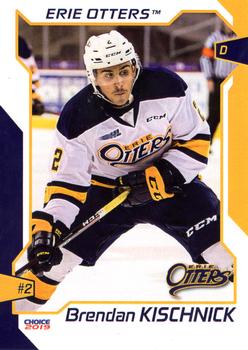 2018-19 Choice Erie Otters (OHL) #13 Brendan Kischnick Front