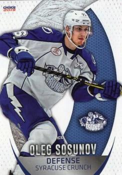 2018-19 Choice Syracuse Crunch (AHL) #14 Oleg Sosunov Front