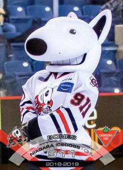 2018-19 Extreme Niagara IceDogs (OHL) #1 Bones Front