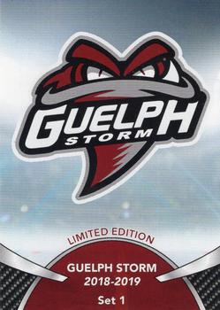 2018-19 Guelph Storm (OHL) Police #A-01 Guelph Storm Front