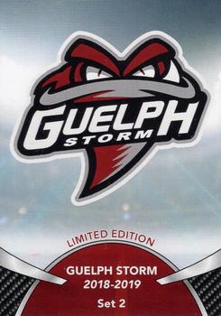 2018-19 Guelph Storm (OHL) Police #B-01 Guelph Storm Front