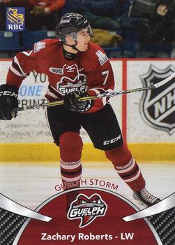 2018-19 Guelph Storm (OHL) Police #B-04 Zach Roberts Front