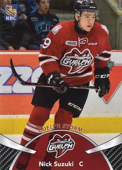 2018-19 Guelph Storm (OHL) Police #B-05 Nick Suzuki Front