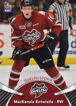 2018-19 Guelph Storm (OHL) Police #B-06 MacKenzie Entwistle Front