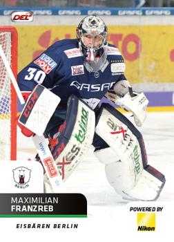 2018-19 Playercards (DEL) #DEL-027 Maximilian Franzreb Front