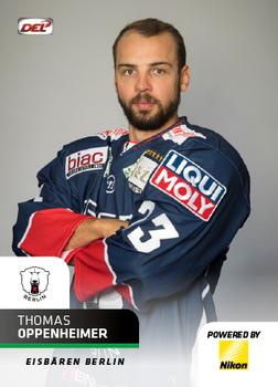 2018-19 Playercards (DEL) #DEL-047 Thomas Oppenheimer Front