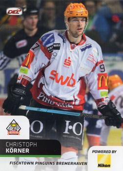 2018-19 Playercards (DEL) #DEL-070 Christoph Korner Front