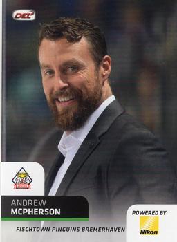 2018-19 Playercards (DEL) #DEL-081 Andrew McPherson Front