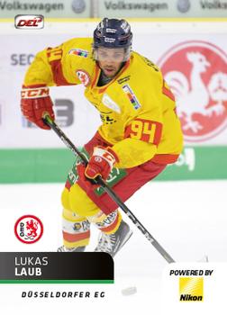 2018-19 Playercards (DEL) #DEL-100 Lukas Laub Front