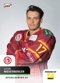 2018-19 Playercards (DEL) #DEL-101 Leon Niederberger Front