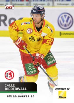 2018-19 Playercards (DEL) #DEL-105 Calle Ridderwall Front