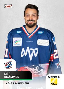 2018-19 Playercards (DEL) #DEL-234 Nico Krammer Front